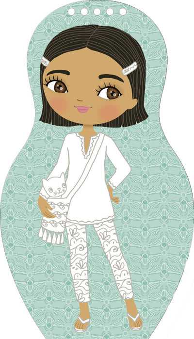 Obliekame egyptské bábiky FARAH – Maľovanky